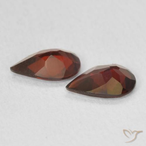 1.15 ct natürliche tiefrot Pyrop-Granat-Edelsteine, Birnenform, VVS-VS