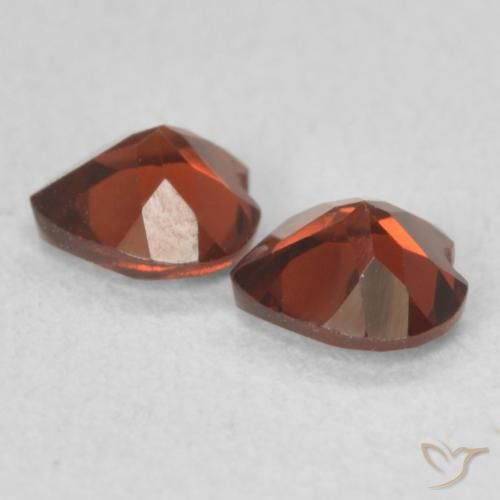 1.01 ct natürliche Hellrot Pyrop-Granat-Edelsteine, Herz, VVS-VS