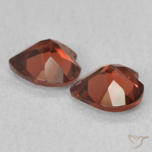 1.04 ct natürliche Tiefes Scharlachrot Pyrop-Granat-Edelsteine, Herz, VS