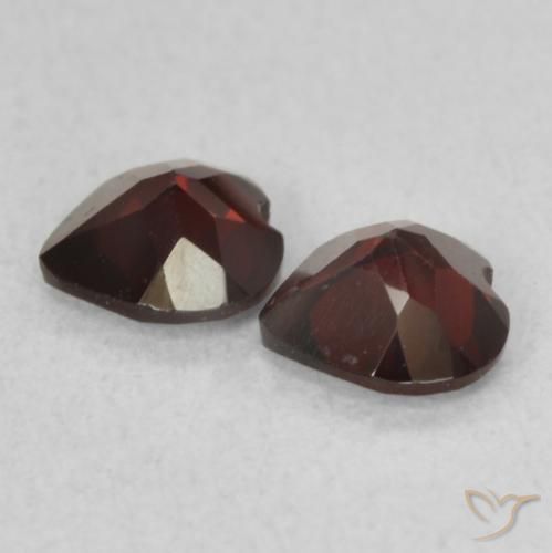 0.96 ct natürliche tiefrot Pyrop-Granat-Edelsteine, Herz, VS