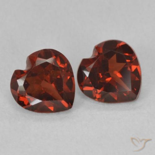 1.10 ct natürliche tiefrot Pyrop-Granat-Edelsteine, Herz, VS