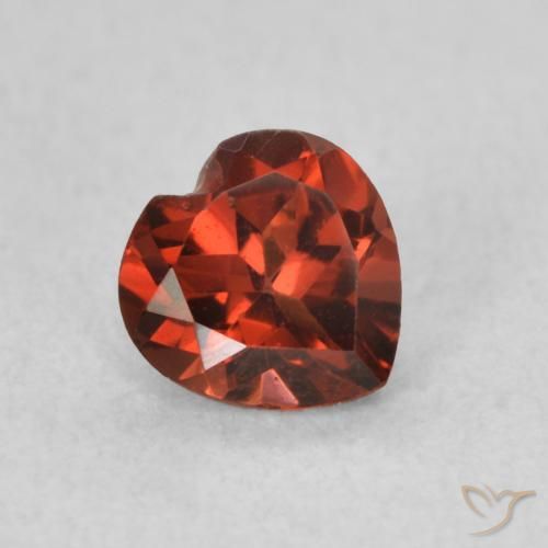 9,17 ctw natürlicher Johannisbeere Rot Pyrop-Granat, Herz, VS