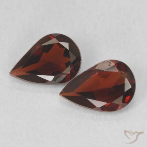 1.33ctw Natürlicher Johannisbeere Rot Pyrop-Granat, Birnenform, VVS-VS