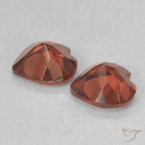 1.11 ct natürliche Hellrot Pyrop-Granat-Edelsteine, Herz, VVS-VS