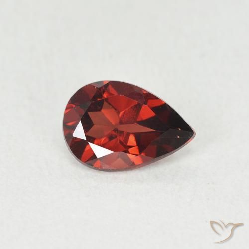 9,17 ctw natürlicher Johannisbeere Rot Pyrop-Granat, Birnenform, VVS