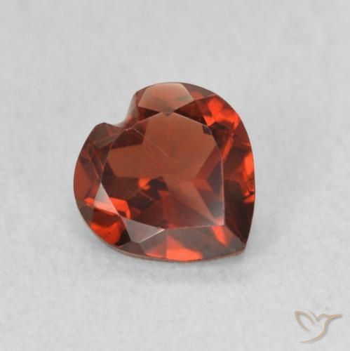 9,17 ctw natürlicher Johannisbeere Rot Pyrop-Granat, Herz, VVS