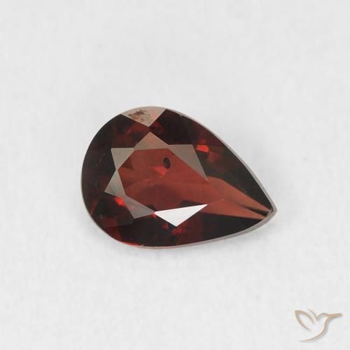 9,17 ctw natürlicher Tiefes Blutrot Pyrop-Granat, Birnenform, VVS-VS