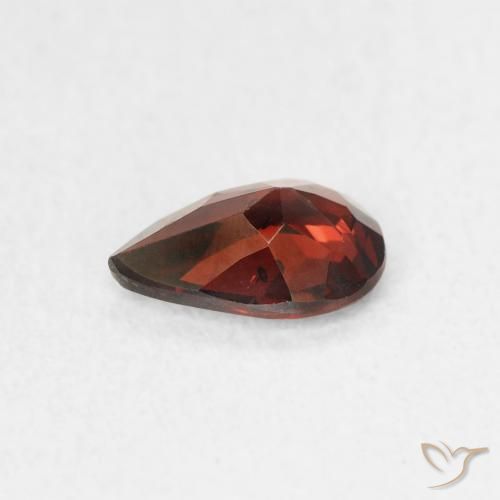 9,17 ctw natürlicher Tiefes Blutrot Pyrop-Granat, Birnenform, VVS-VS