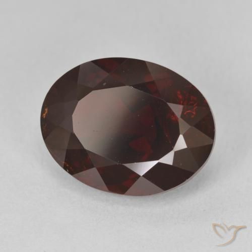 9,17 ctw natürlicher Schwärzlich Rot Pyrop-Granat, Oval, VS-SI