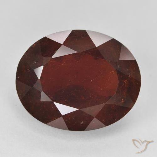 21.11ct Natürlicher tiefrot Pyrop-Granat, Oval, VS-SI