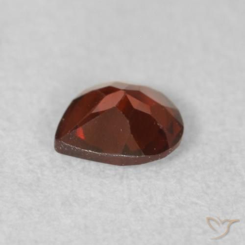 9,17 ctw natürlicher Mittelrot Pyrop-Granat, Birnenform, VS