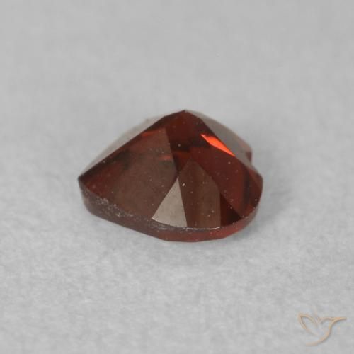 9,17 ctw natürlicher Mittelrot Pyrop-Granat, Herz, VS