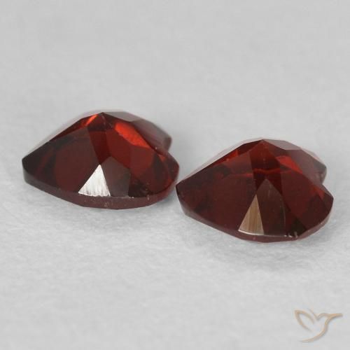 1.07 ct natürliche Sangria Rot Pyrop-Granat-Edelsteine, Herz, VS