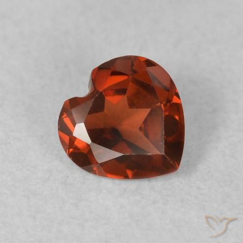 9,17 ctw natürlicher Medium Dark-Red Pyrop-Granat, Herz, VVS-VS