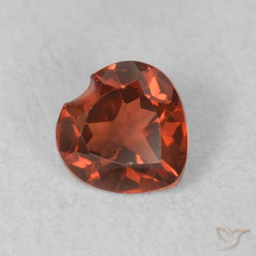 9,17 ctw natürlicher Medium Dark-Red Pyrop-Granat, Herz, VVS-VS