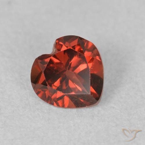 9,17 ctw natürlicher Johannisbeere Rot Pyrop-Granat, Herz, VVS-VS