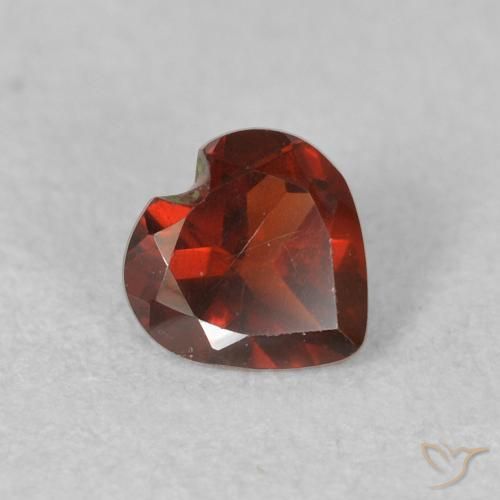 9,17 ctw natürlicher Johannisbeere Rot Pyrop-Granat, Herz, VVS-VS