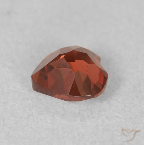 9,17 ctw natürlicher Tiefes Purpurrot Pyrop-Granat, Herz, VVS-VS