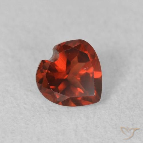 9,17 ctw natürlicher Johannisbeere Rot Pyrop-Granat, Herz, VS