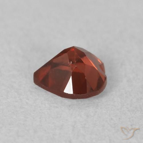 9,17 ctw natürlicher Mittelrot Pyrop-Granat, Herz, VS