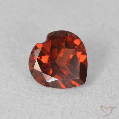 9,17 ctw natürlicher Johannisbeere Rot Pyrop-Granat, Herz, VS