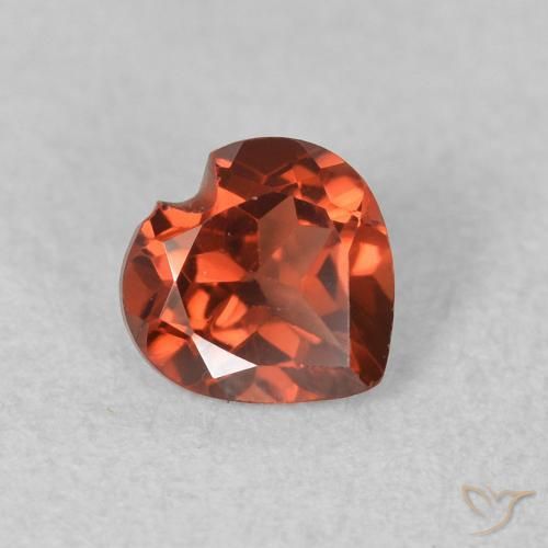 9,17 ctw natürlicher Johannisbeere Rot Pyrop-Granat, Herz, VS