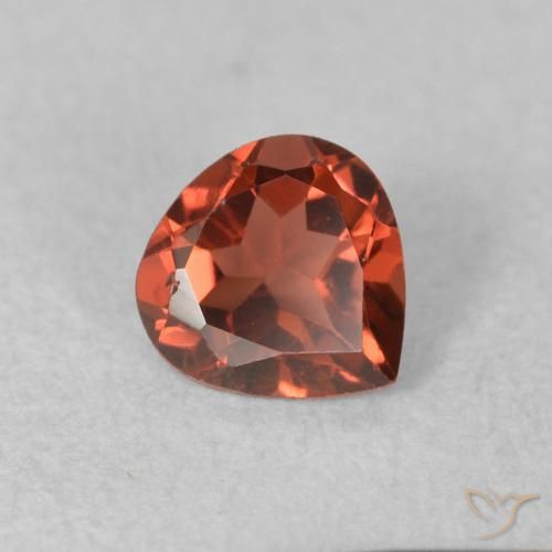 9,17 ctw natürlicher Johannisbeere Rot Pyrop-Granat, Birnenform, VS