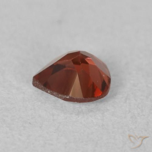 9,17 ctw natürlicher Johannisbeere Rot Pyrop-Granat, Birnenform, VS