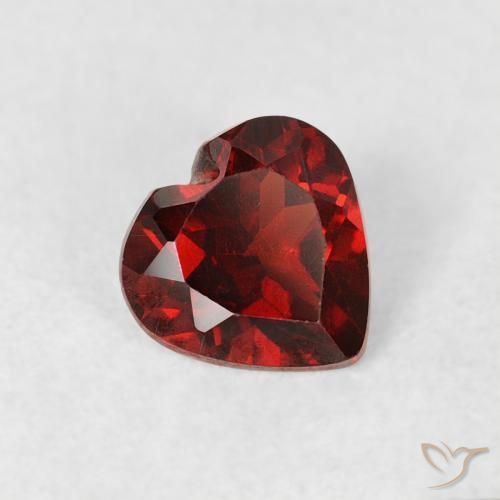9,17 ctw natürlicher Johannisbeere Rot Pyrop-Granat, Herz, VS