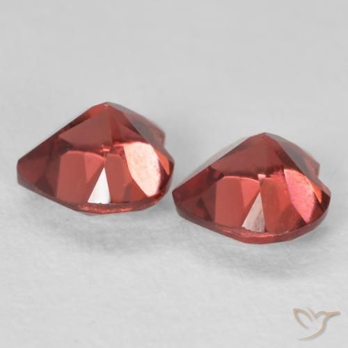 1.19 ct natürliche dunkelrot Pyrop-Granat-Edelsteine, Herz, VS
