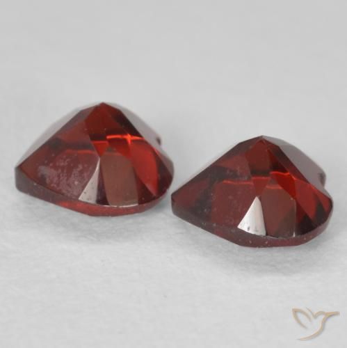 1.14 ct natürliche tiefrot Pyrop-Granat-Edelsteine, Herz, VS