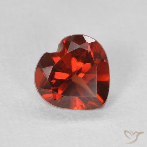9,17 ctw natürlicher Johannisbeere Rot Pyrop-Granat, Herz, VS