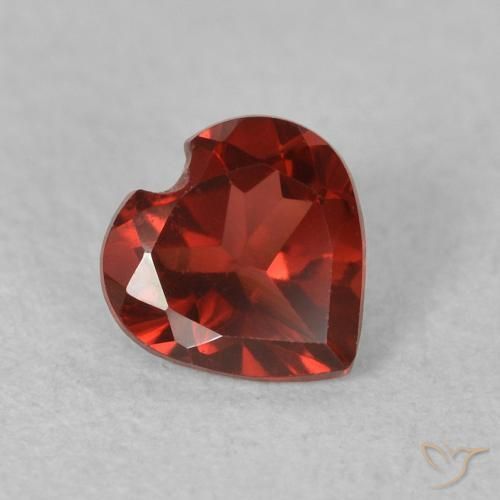 9,17 ctw natürlicher Johannisbeere Rot Pyrop-Granat, Herz, VVS-VS