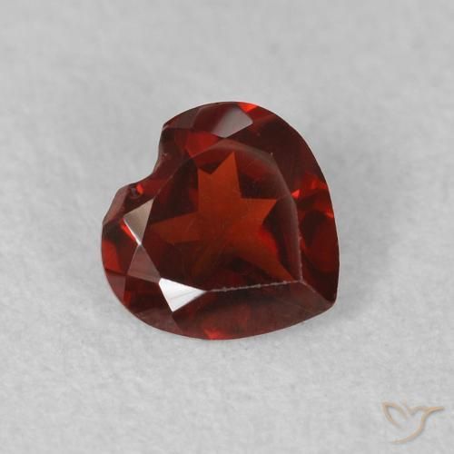 9,17 ctw natürlicher Merlot Rot Pyrop-Granat, Herz, VVS-VS