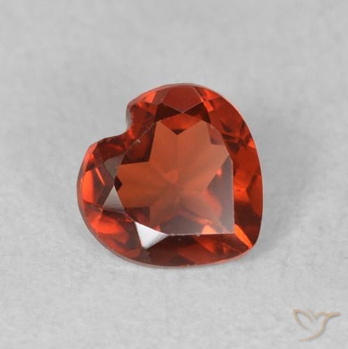 9,17 ctw natürlicher Johannisbeere Rot Pyrop-Granat, Herz, VVS-VS