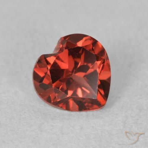 9,17 ctw natürlicher Johannisbeere Rot Pyrop-Granat, Herz, VVS-VS