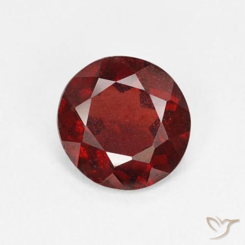 1.14ct Natürlicher Johannisbeere Rot Pyrop-Granat, Runden, VS