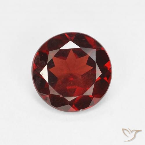 1.30ct Natürlicher Mittelrot Pyrop-Granat, Runden, VS