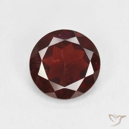 1.43ct Natürlicher dunkelrot Pyrop-Granat, Runden, VS