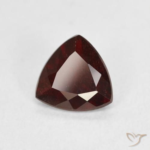 0.91ct Natürlicher Sangria Rot Pyrop-Granat, Trillion, VS