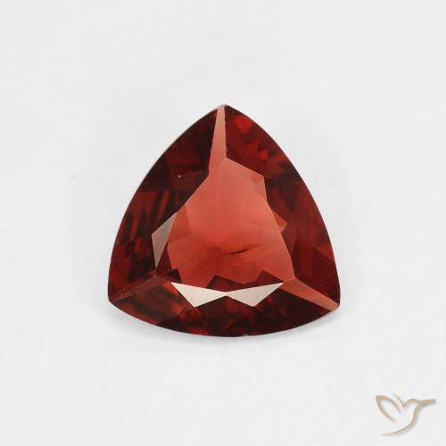 0.64ct Natürlicher tiefrot Pyrop-Granat, Trillion, VS