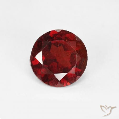 0.64ct Natürlicher Mittelrot Pyrop-Granat, Runden, VS-SI
