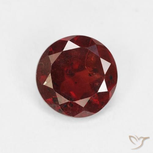 0.91ct Natürlicher Sangria Rot Pyrop-Granat, Runden, VS-SI