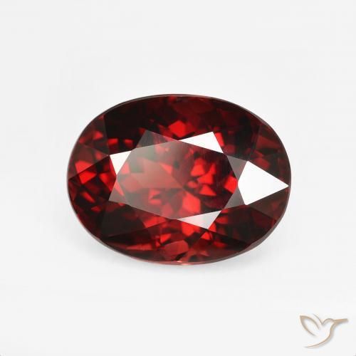 9,17 ctw natürlicher Tiefes Blutrot Pyrop-Granat, Oval, VVS