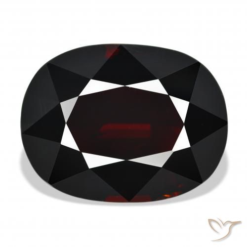 34.78ct dunkelrot Pyrop-Granat, Oval, VVS