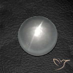 7.61ct Natürlicher Weiß Quarz-Katzenauge, Runden, Transparent