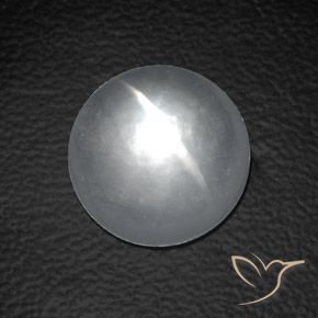 8.80ct Natürlicher Weiß Quarz-Katzenauge, Runden, Transparent