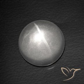 8.13ct Natürlicher Weiß Quarz-Katzenauge, Runden, Transparent