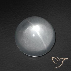8.30ct Natürlicher Klares Weiß Quarz-Katzenauge, Runden, Transparent