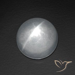 8.06ct Natürlicher Weiß Quarz-Katzenauge, Runden, Transparent
